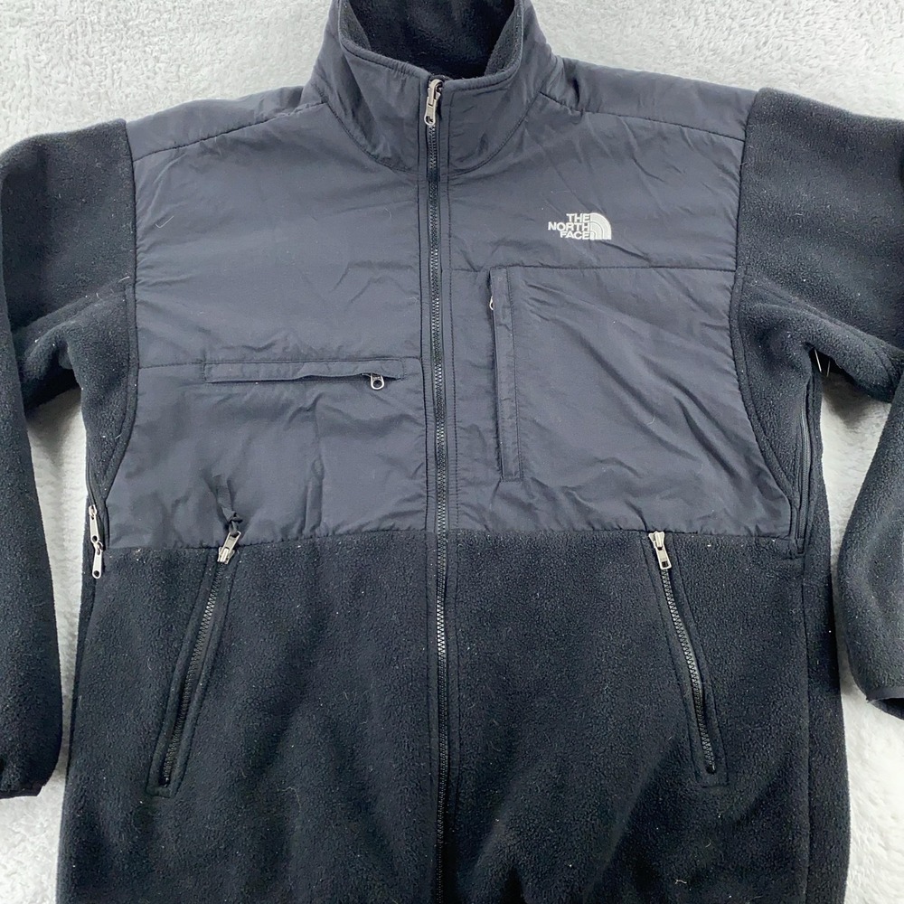 The North Face Black Polartec Jacket Mens Large Full Zip Fleece Outdoor‎ Pockets